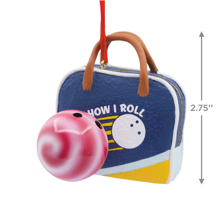 How I Roll Bowling Hallmark Ornament, , large image number 3