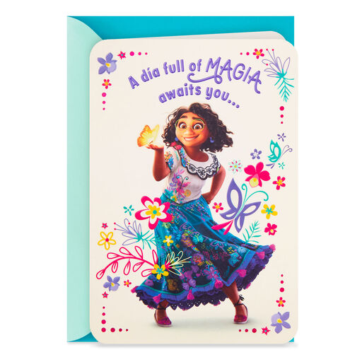 Disney Encanto Mirabel Day Full of Magic Bilingual Birthday Card, 