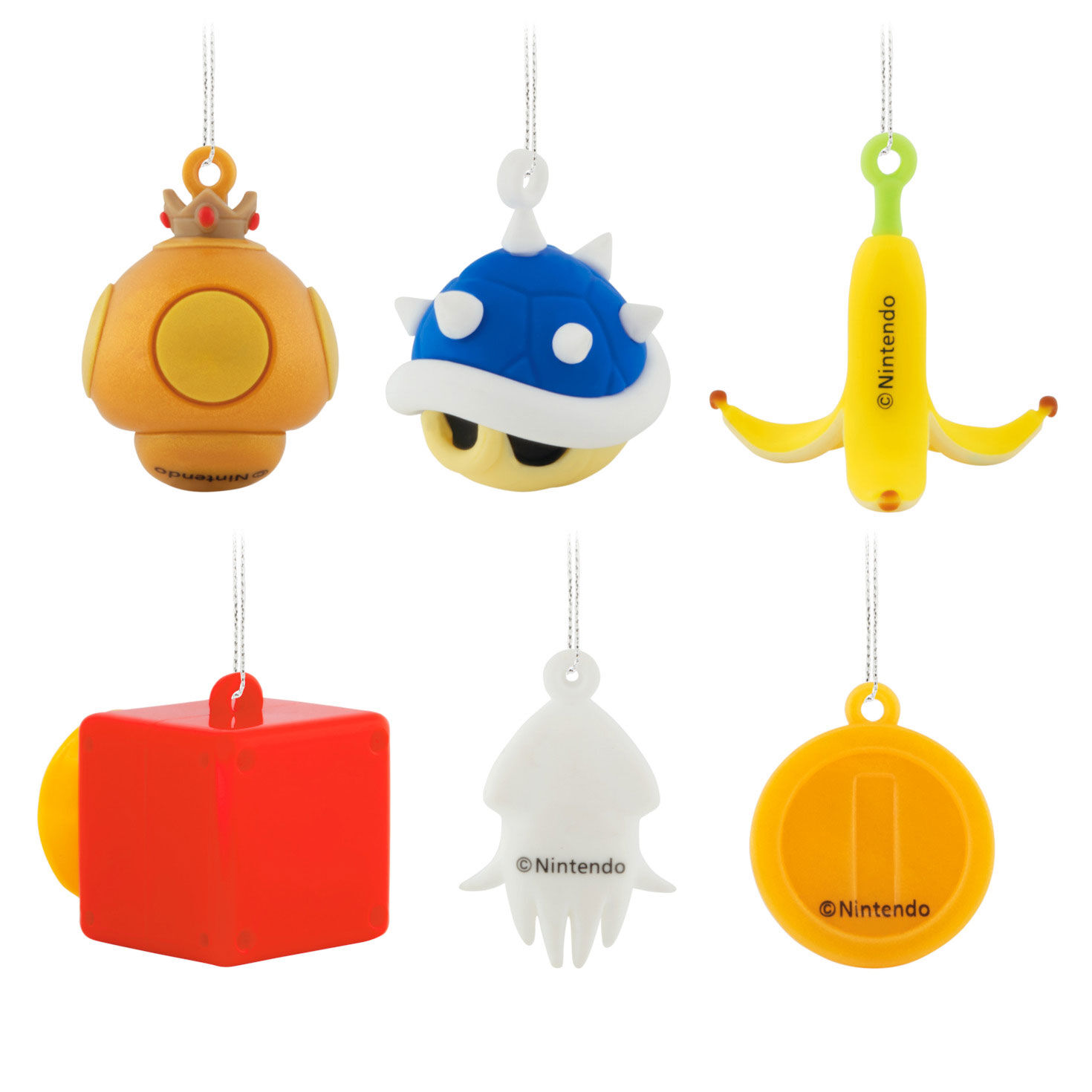 6 Mario Kart Mini Christmas Ornaments back image number 6