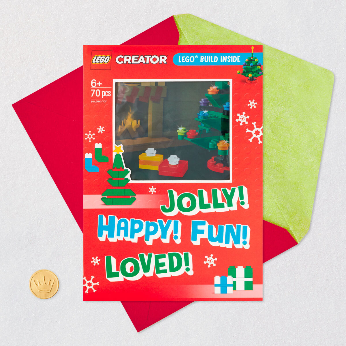 Lego Christmas Card 