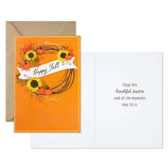 Enjoy This Beautiful Season Fall Cards, Pack of 10, , large image number 2