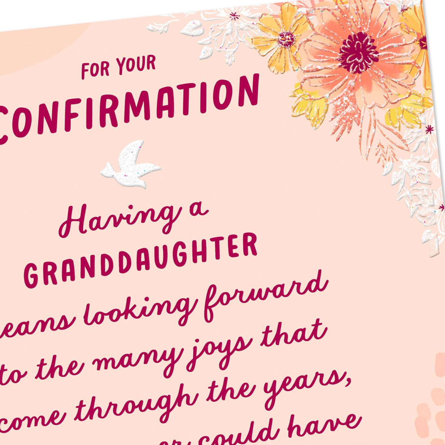 Faith, Hope and Love Confirmation Card for Granddaughter - Greeting ...