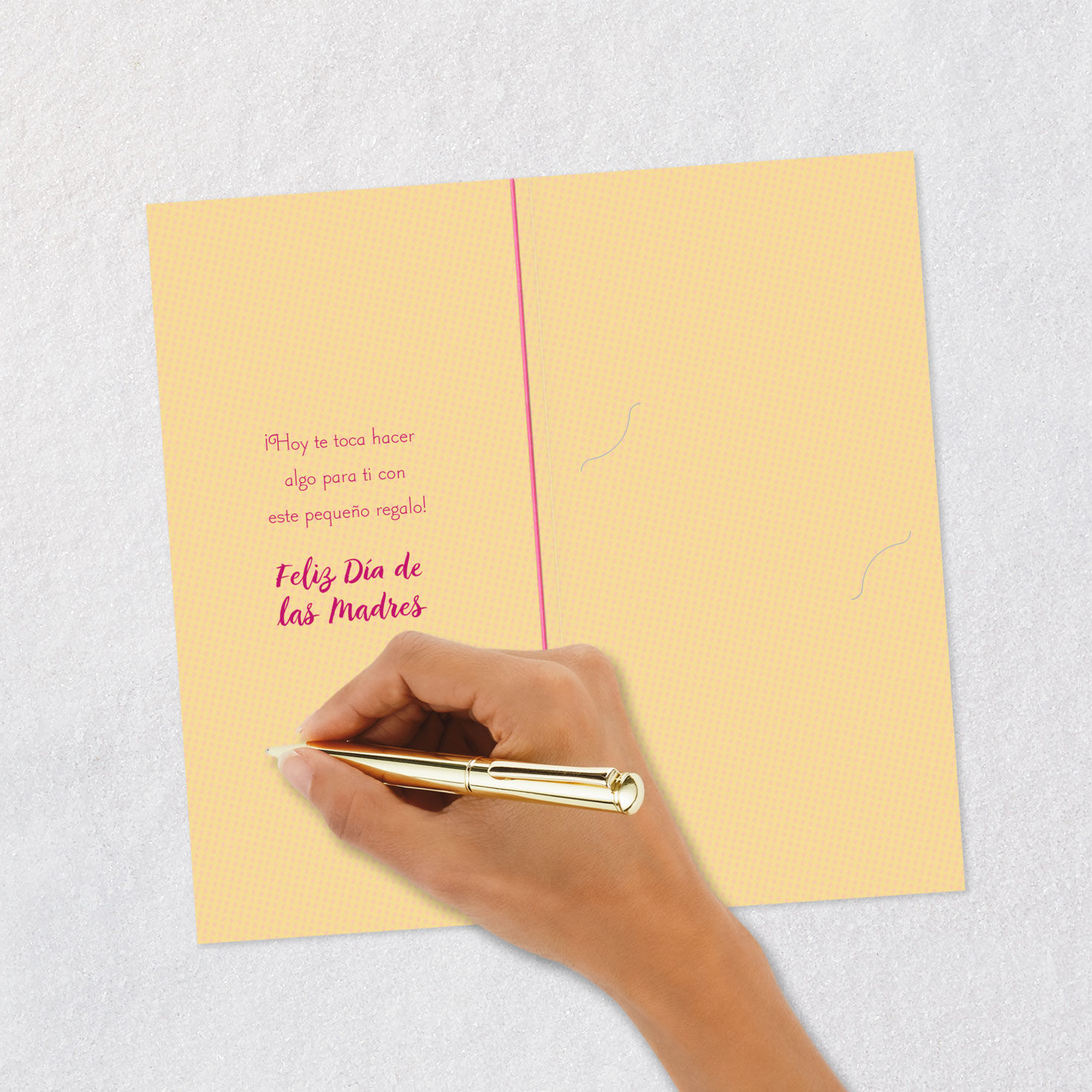 Tulips Spanish Mother's Day Money Holder Card for Mom signing card image number 6