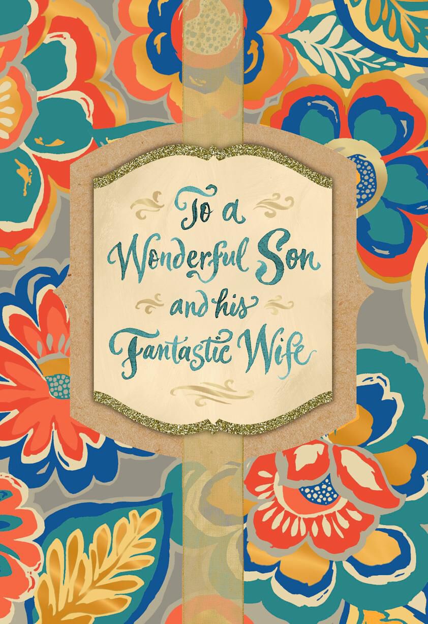 Another Year of Love Anniversary Card For Son and His Wife