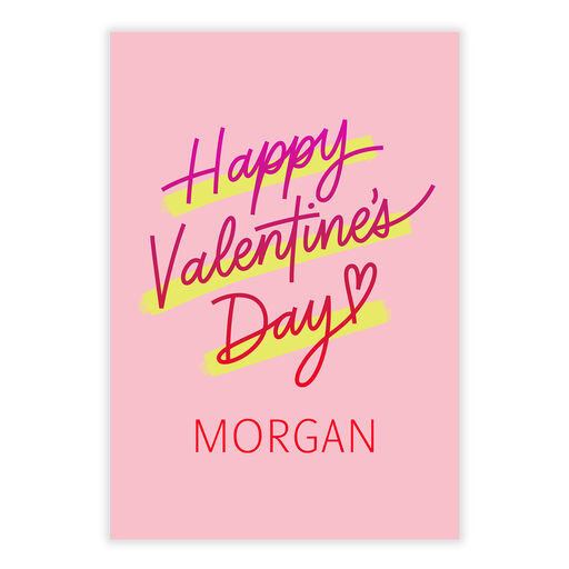 Modern Happy Folded Valentine's Day eCard, 