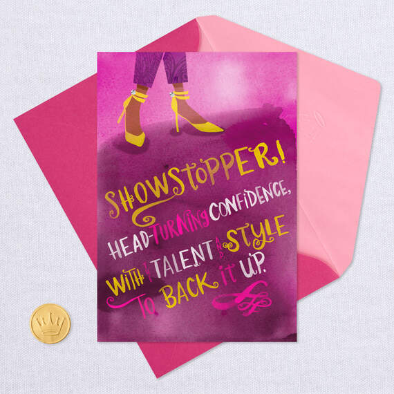 You're a Showstopper High Heels Birthday Card for Her, , large image number 5