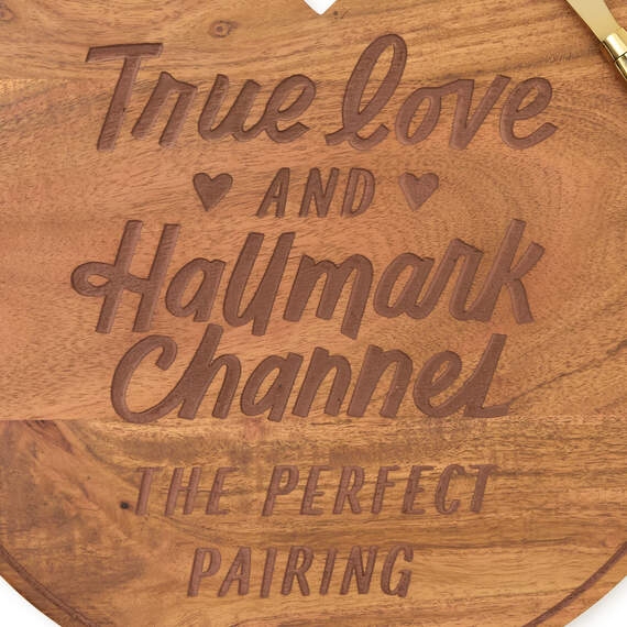 Hallmark Channel True Love Charcuterie Board With Spreader, 12", , large image number 3