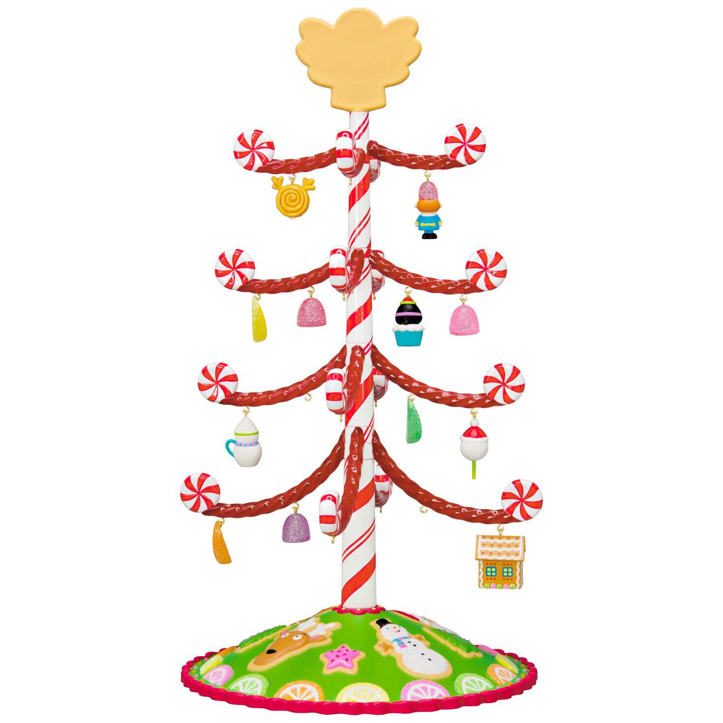 Season's Treatings Mini Tree With 12 Ornaments, , large image number 5