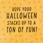 3.25" Mini Stack of Pumpkins Halloween Card, , large image number 2