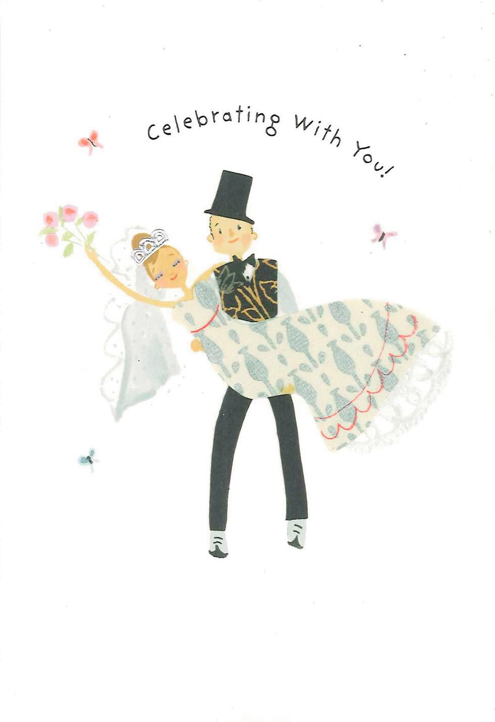 On the Threshold Wedding Card