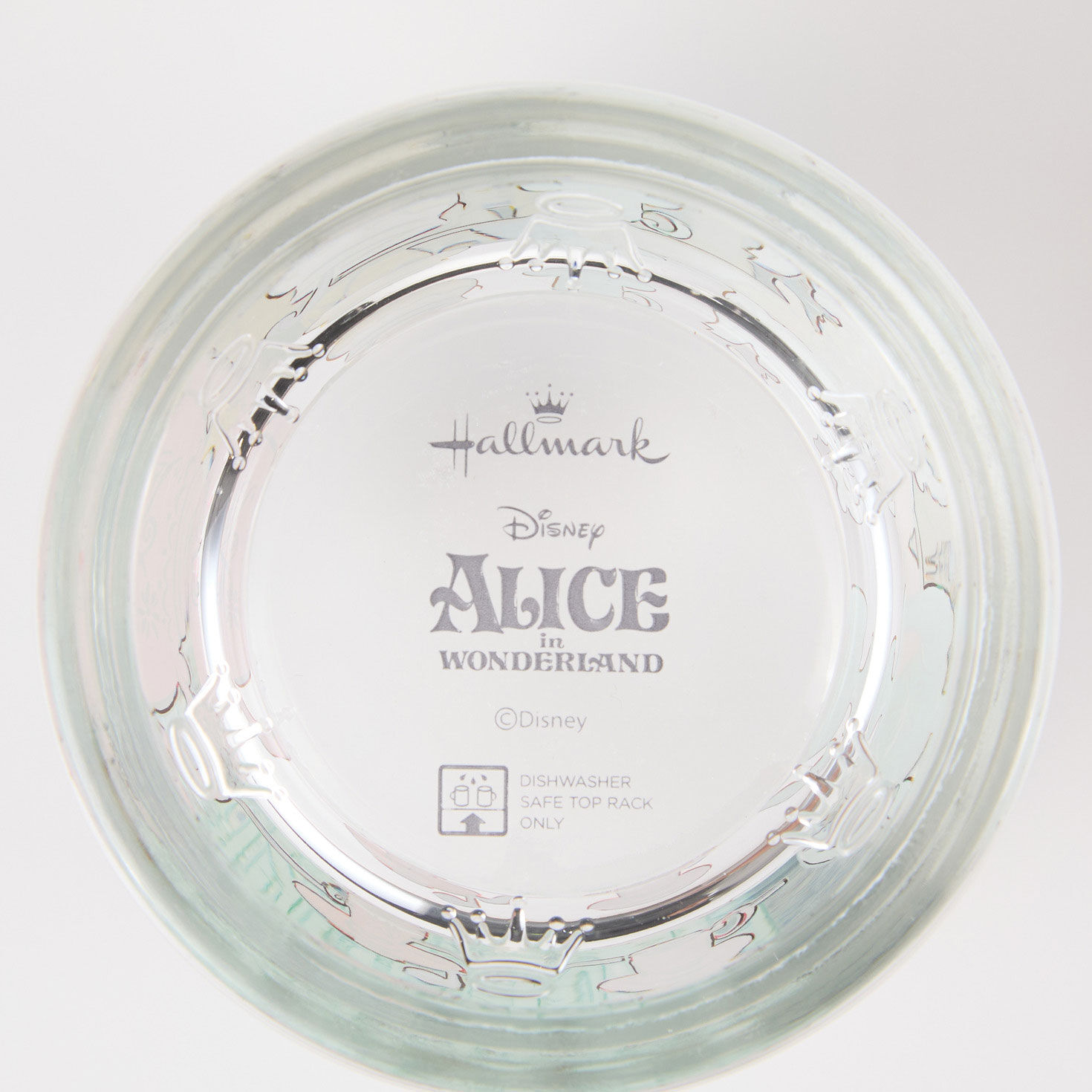 Alice in Wonderland Tea Party Collector Glass Bottom image number 6