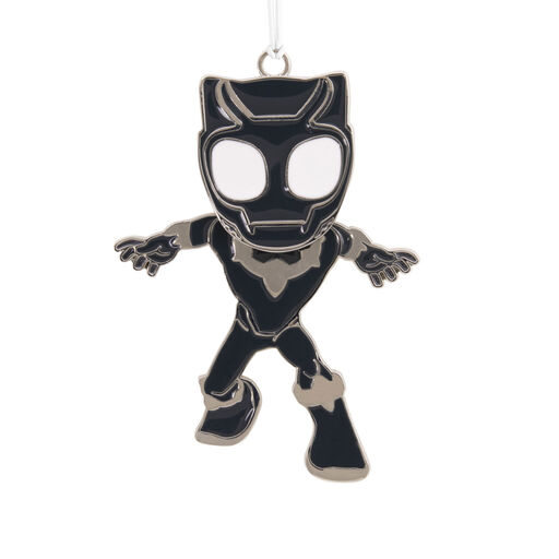 Marvel Spidey and his Amazing Friends Black Panther Moving Metal Hallmark Ornament, 