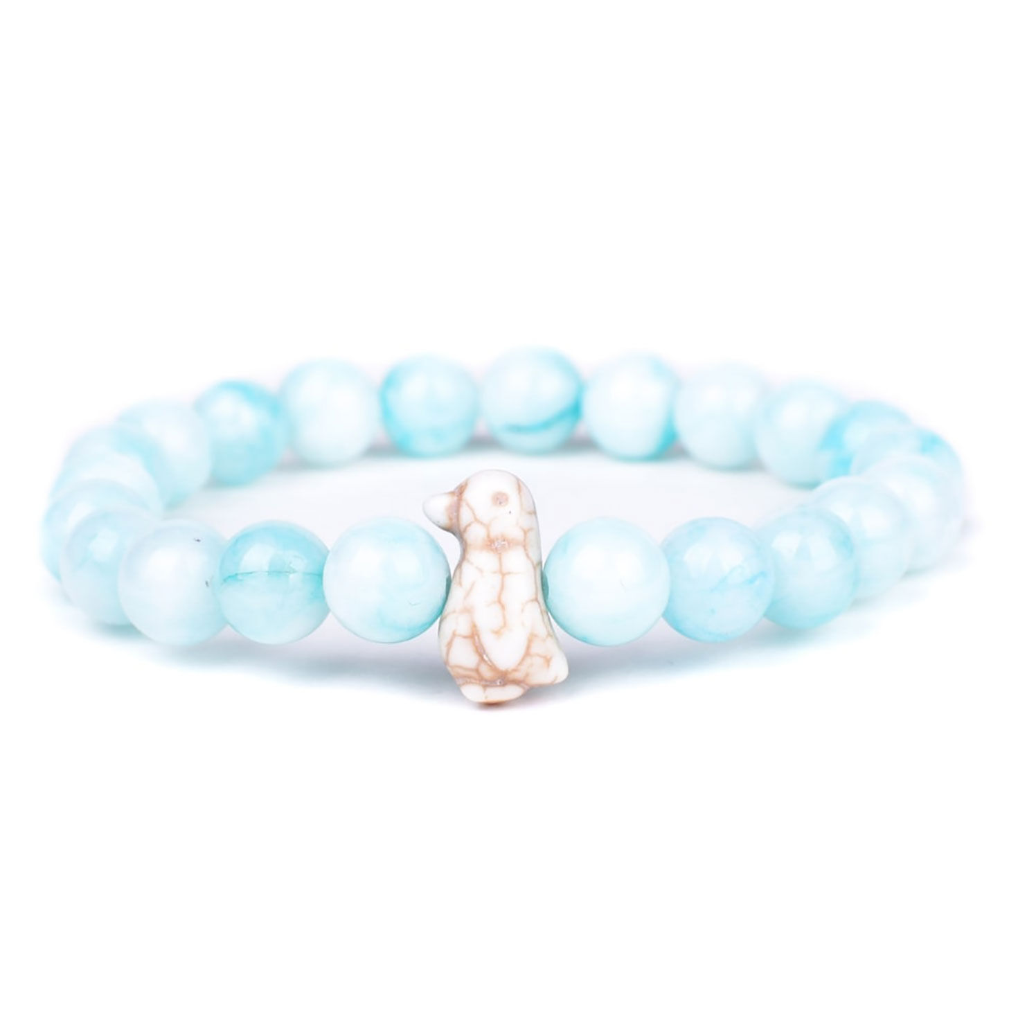 Fahlo Seafoam Bead Penguin Passage Bracelet Bracelets Hallmark