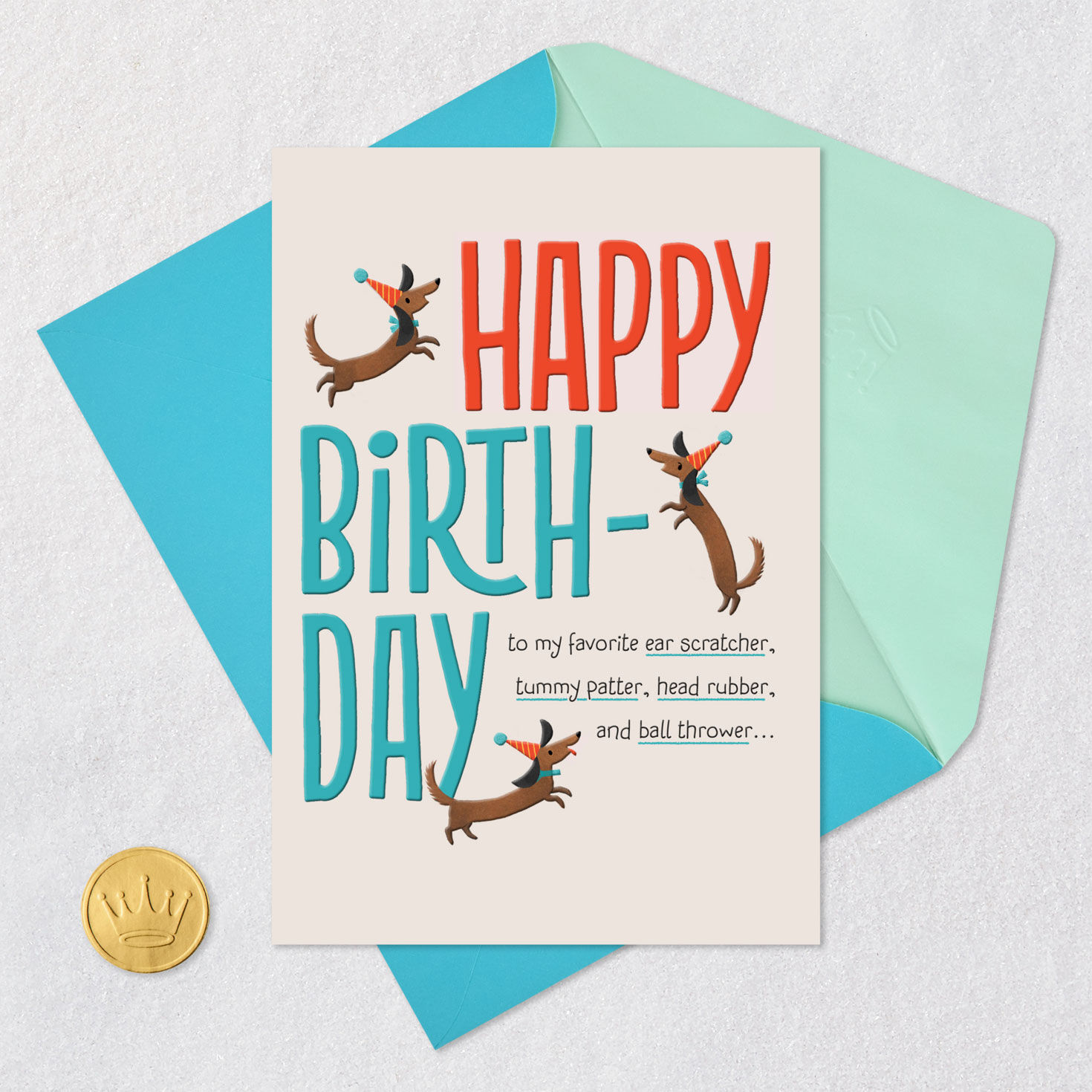 To My Favorite Ear Scratcher Birthday Card From Dog for only USD 4.59 | Hallmark