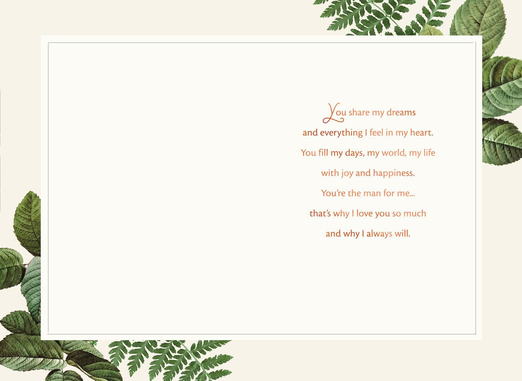My Partner, My Best Friend Anniversary Card for Him