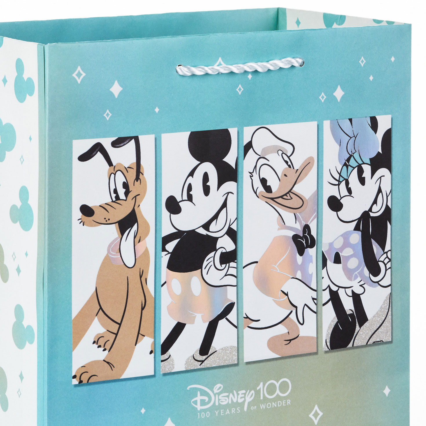 9.6 Disney 100 Years of Wonder Mickey and Friends Medium Gift Bag Gift Bags Hallmark