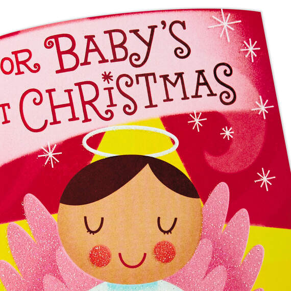 Little Angel Baby's First Christmas Card, , large image number 4