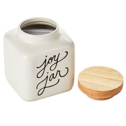 Ceramic Joy Jar and Notepad, Set of 2, 
