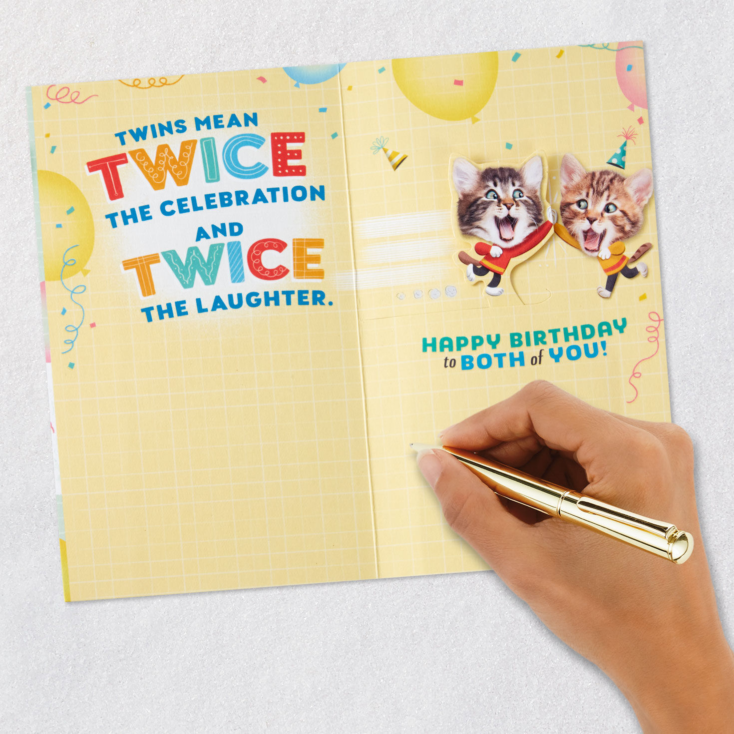 Kittens Kids Double Birthday for Twins Card for only USD 4.59 | Hallmark