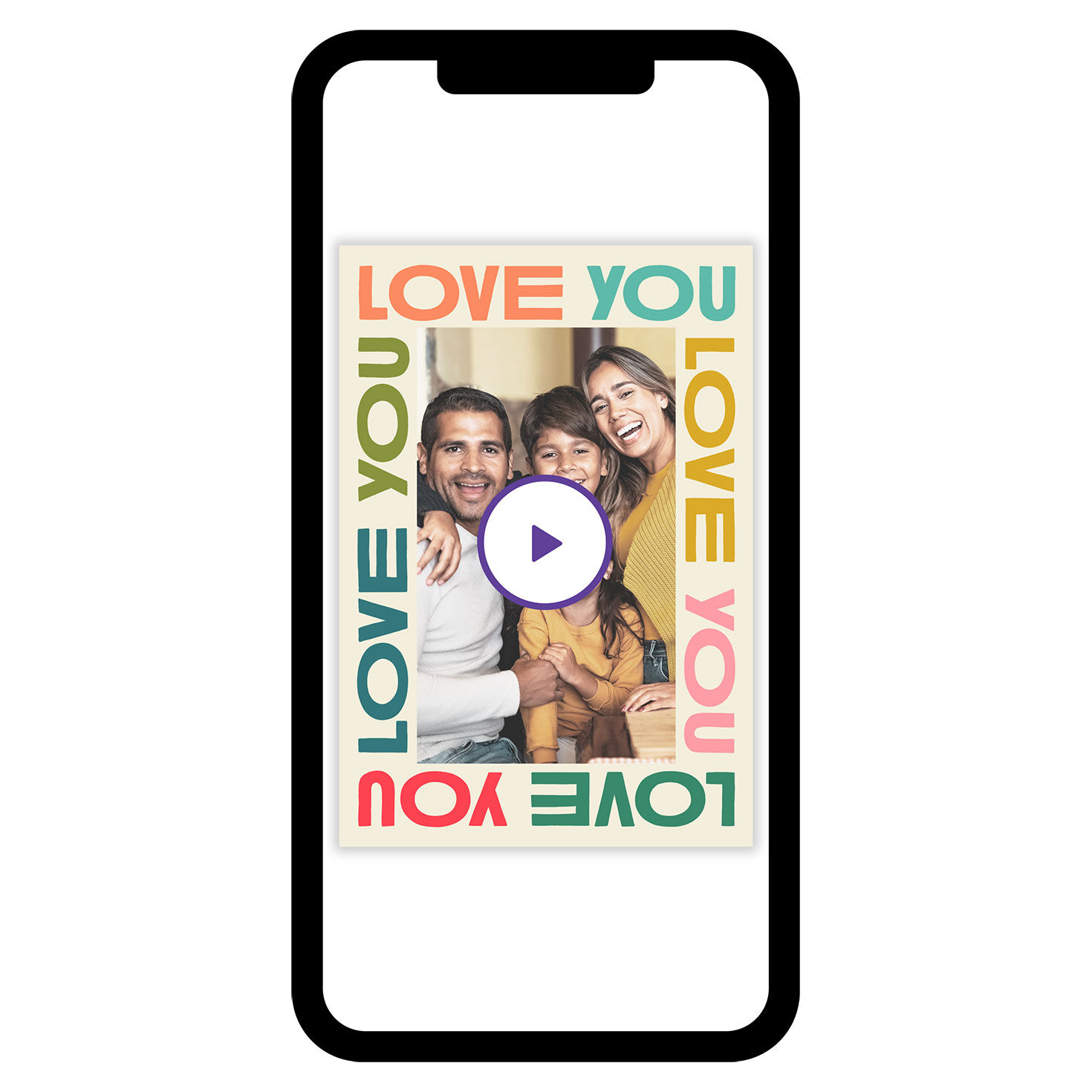 Bold Love You Frame eCard