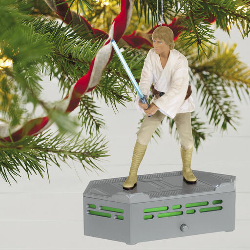 Star Wars: A New Hope™ Collection Luke Skywalker™ Ornament With Light and Sound, 