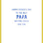 Cute Dogs Best Papa Father's Day Card, , large image number 2