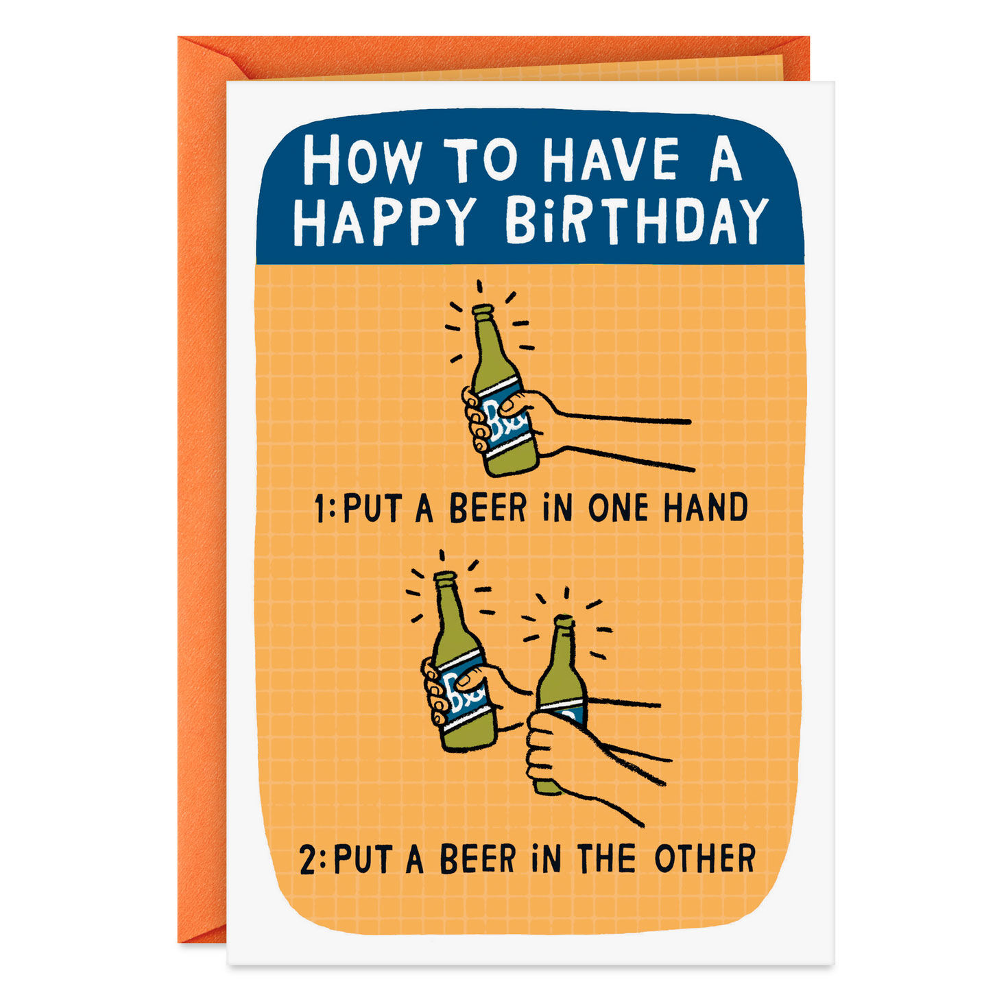 A Beer in Hand Funny Birthday Card