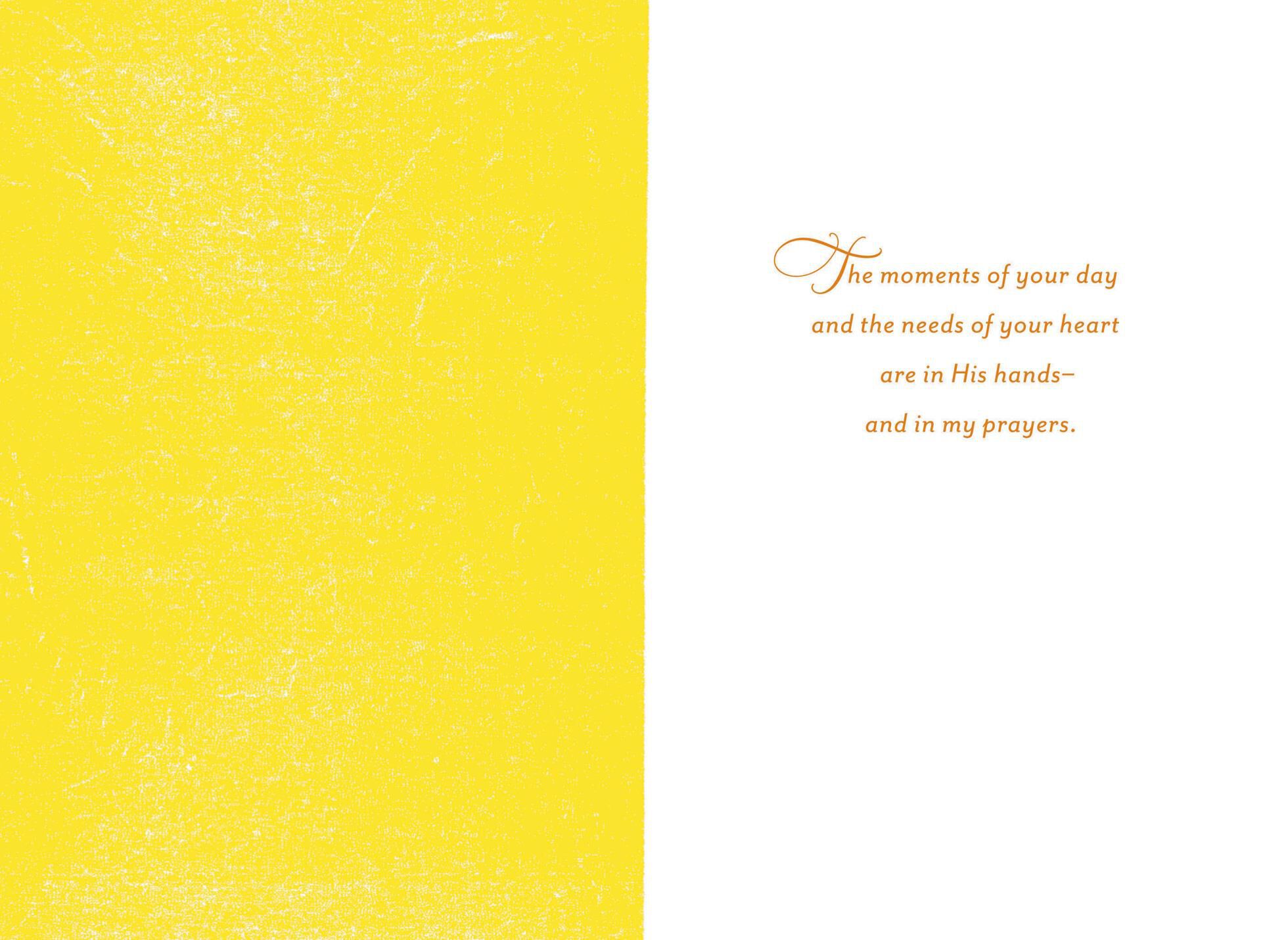Needs of the Heart Religious Encouragement Card