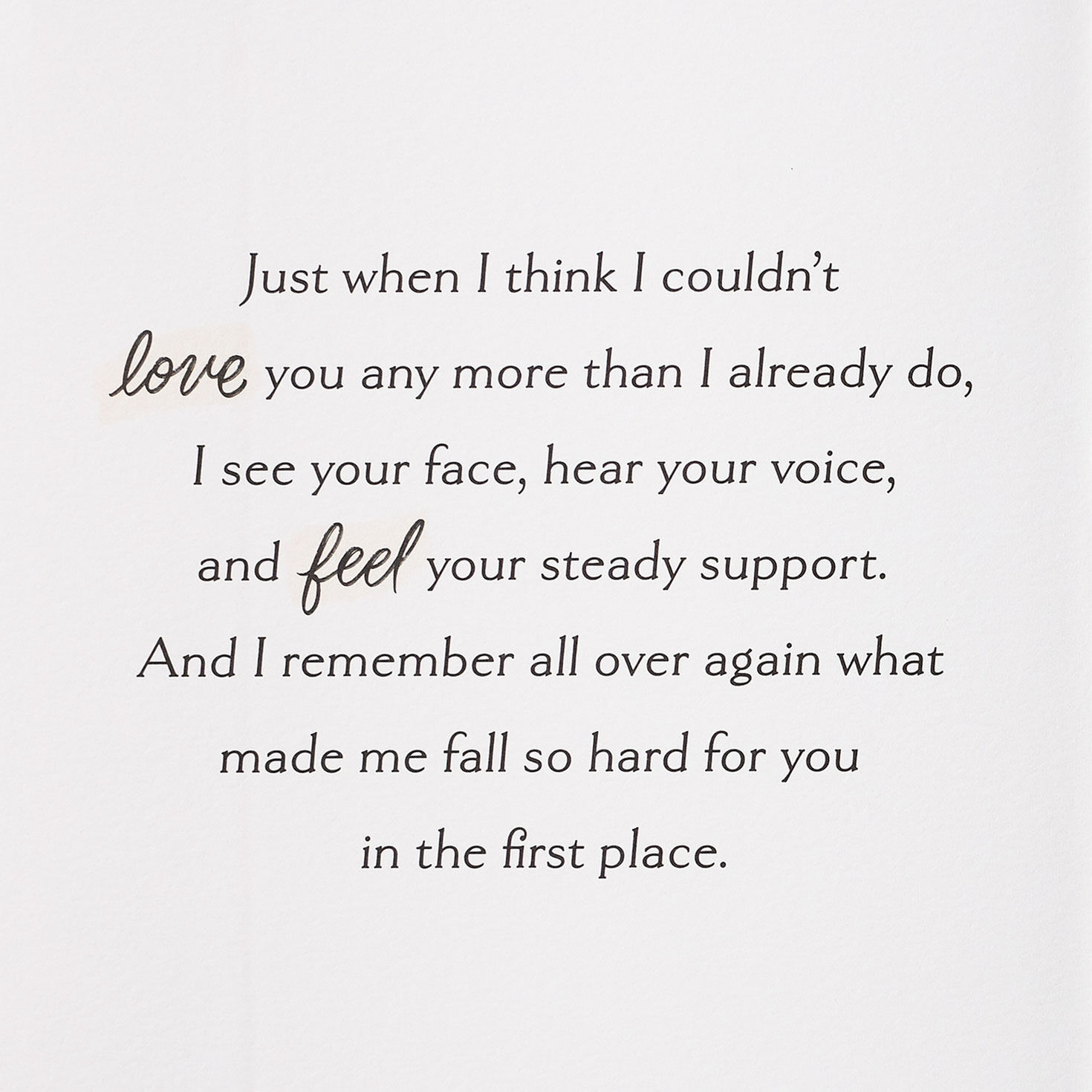 Ivory and Gold Rings Anniversary Card for Spouse Sentiment image number 2
