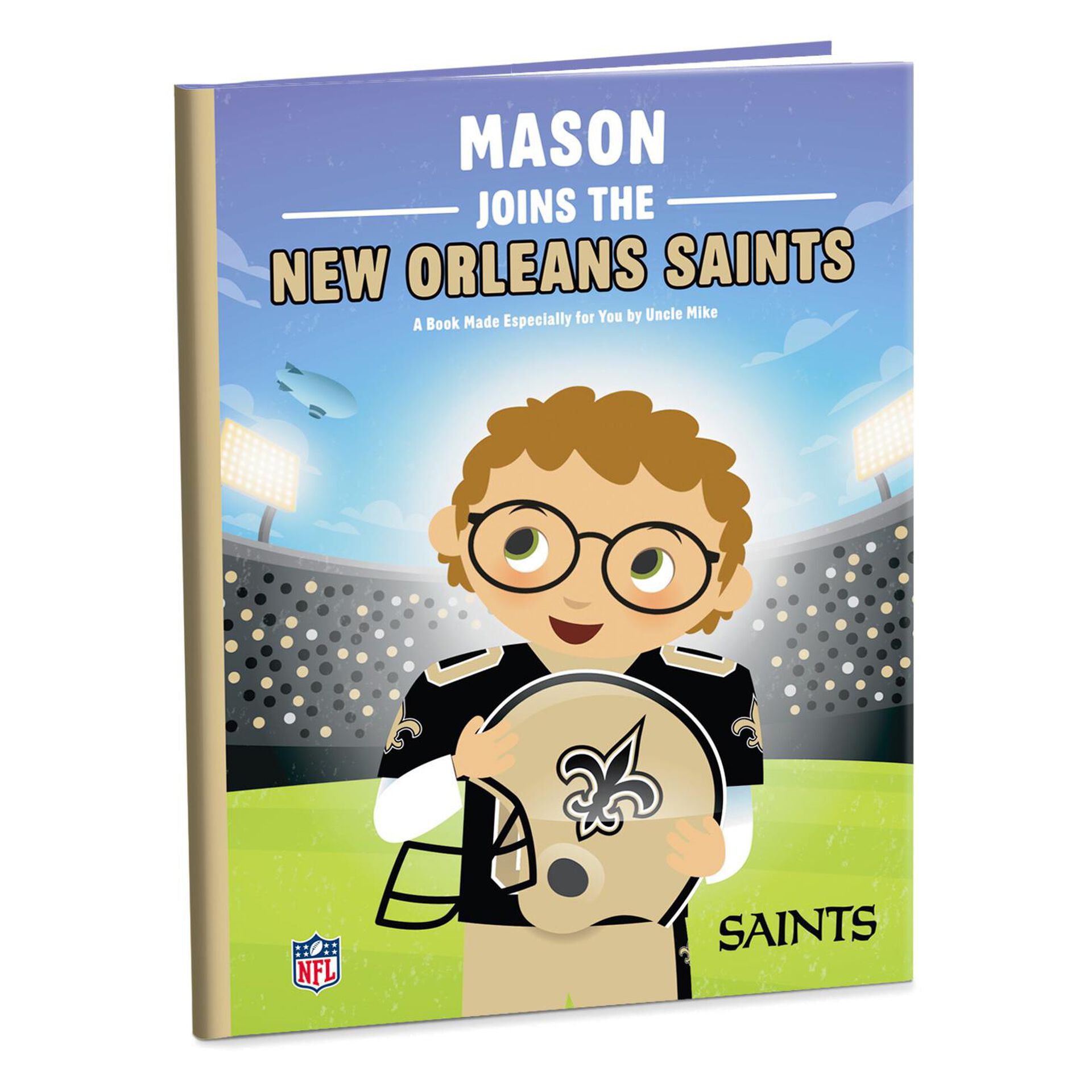 New Orleans Saints Nfl Football Personalized Book Personalized Books Hallmark