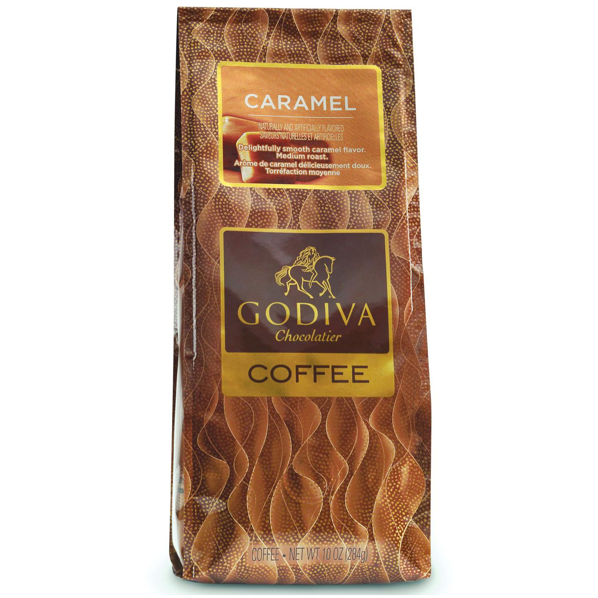 Godiva Chocolatier Caramel Coffee, Ground, 10 oz. Tea & Coffee Hallmark
