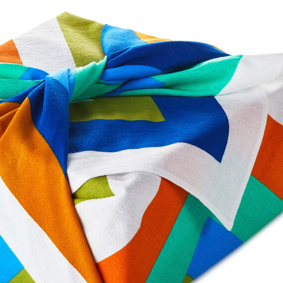 26" Bold Stripes Fabric Gift Wrap, , large image number 5