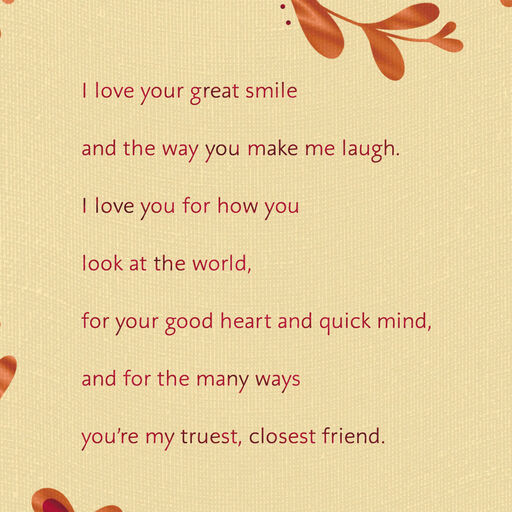 Love You for Your Love Sweetest Day Card, 
