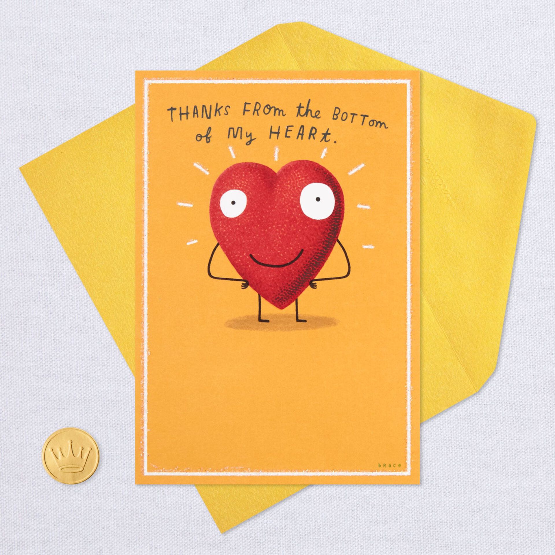 From The Bottom Of My Heart Funny Thank You Card Greeting Cards Hallmark When youâ€™re thanking someone, nothing is better than putting a smile on their face. from the bottom of my heart funny thank you card
