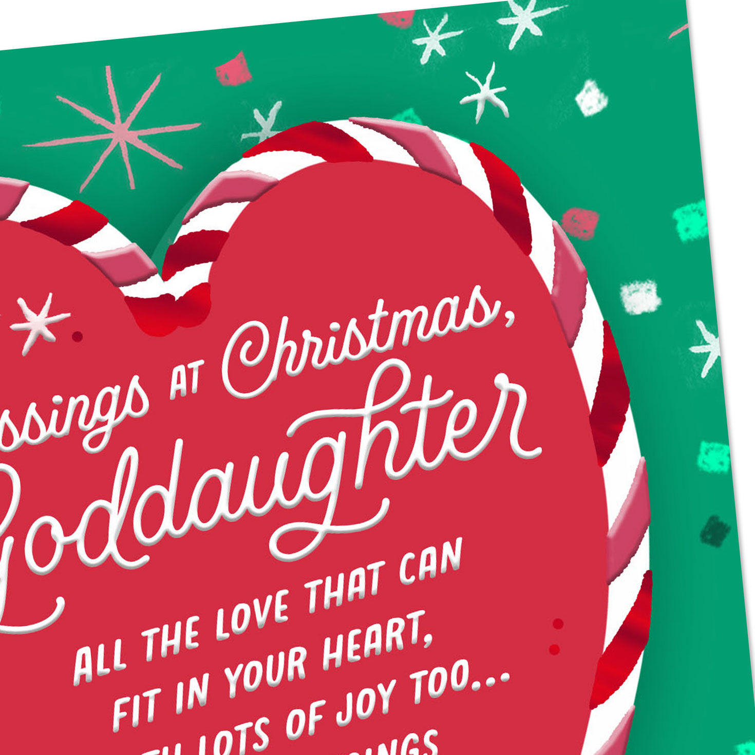 Love and Joy to Fill Your Heart Religious Christmas Card for Goddaughter for only USD 2.99 | Hallmark