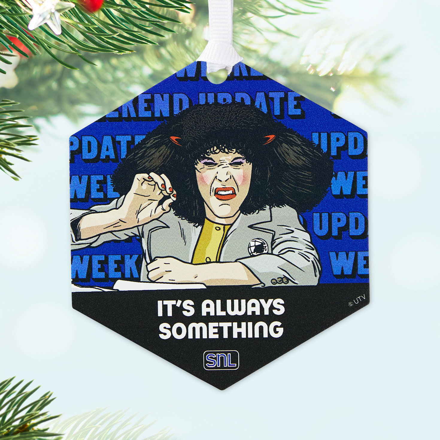 Saturday Night Live Roseanne Roseannadanna Metal Ornament, , large image number 2