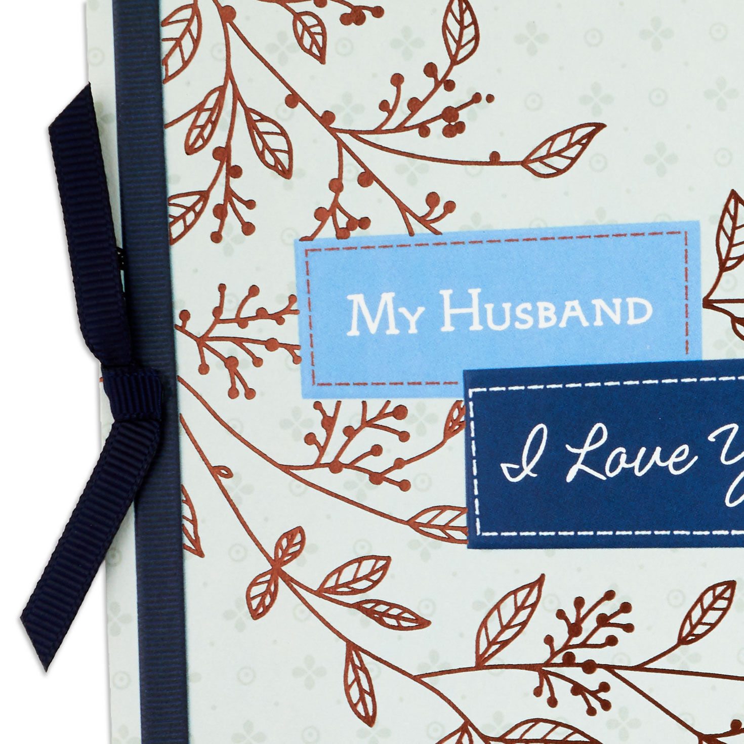 Blue Stitched Accents Father's Day Card Card Cover Detail image number 5