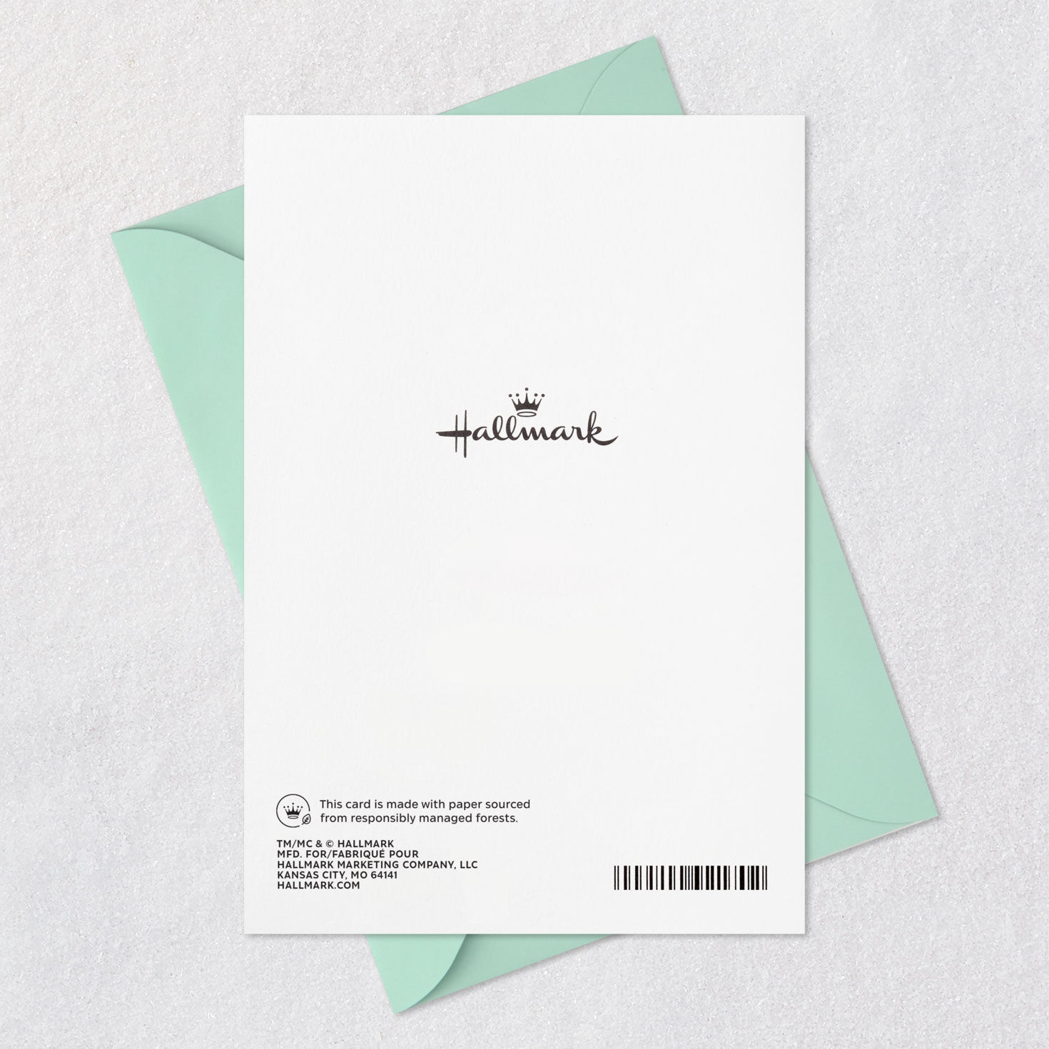 Purple and Gold Hearts Romantic Love Card Card Back with Envelope image number 8