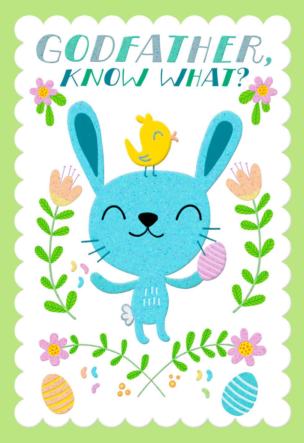 Heart Full of Happy Easter Card for Godfather
