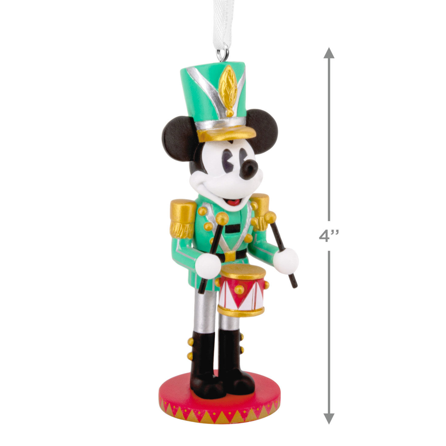 Mickey Mouse Nutcracker Christmas Ornament measurement image number 3