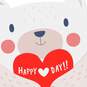 Happy Heart Day Bear Hug Valentine's Day Card, , large image number 4