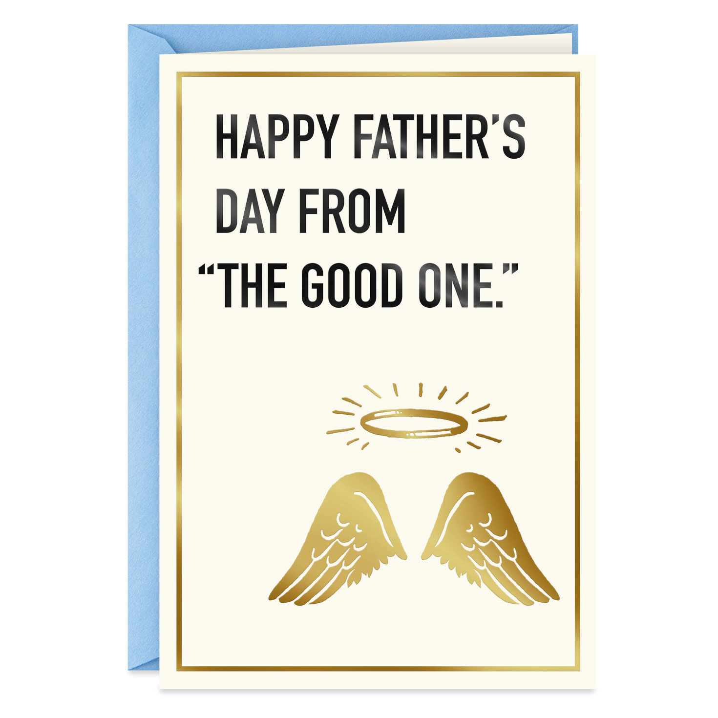 Your Little Angel Funny Father S Day Card Greeting Cards Hallmark