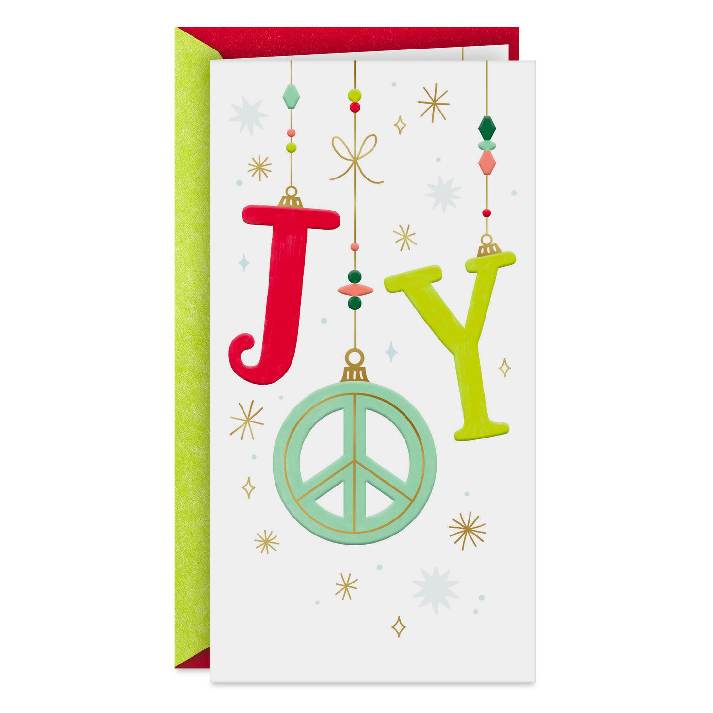 More Joy, Peace and Love Money Holder Christmas Card