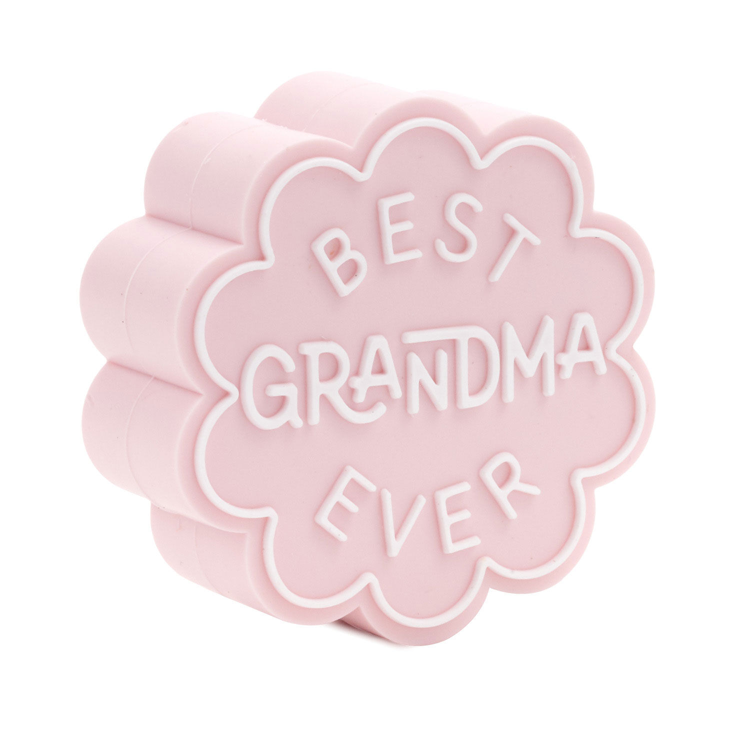 Charmers Best Grandma Ever Pink Silicone Charm Glassware Hallmark
