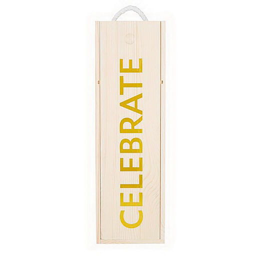 Celebrate Wood Wine Box, 