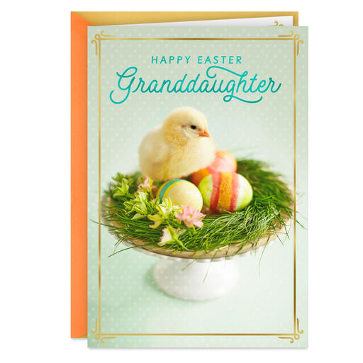 A Reminder of How Much You're Loved Easter Card for Granddaughter, 