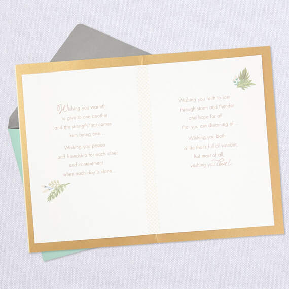 A Wish For Your Marriage Wedding Card, , large image number 4