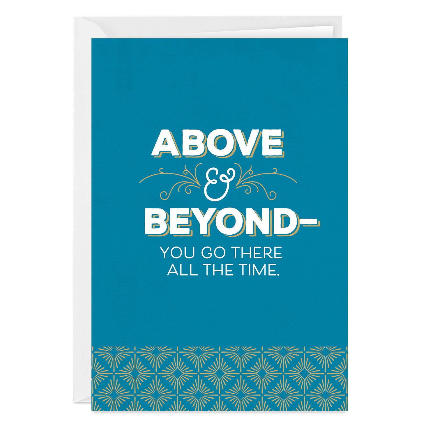 Above and Beyond Thank-You Photo Card