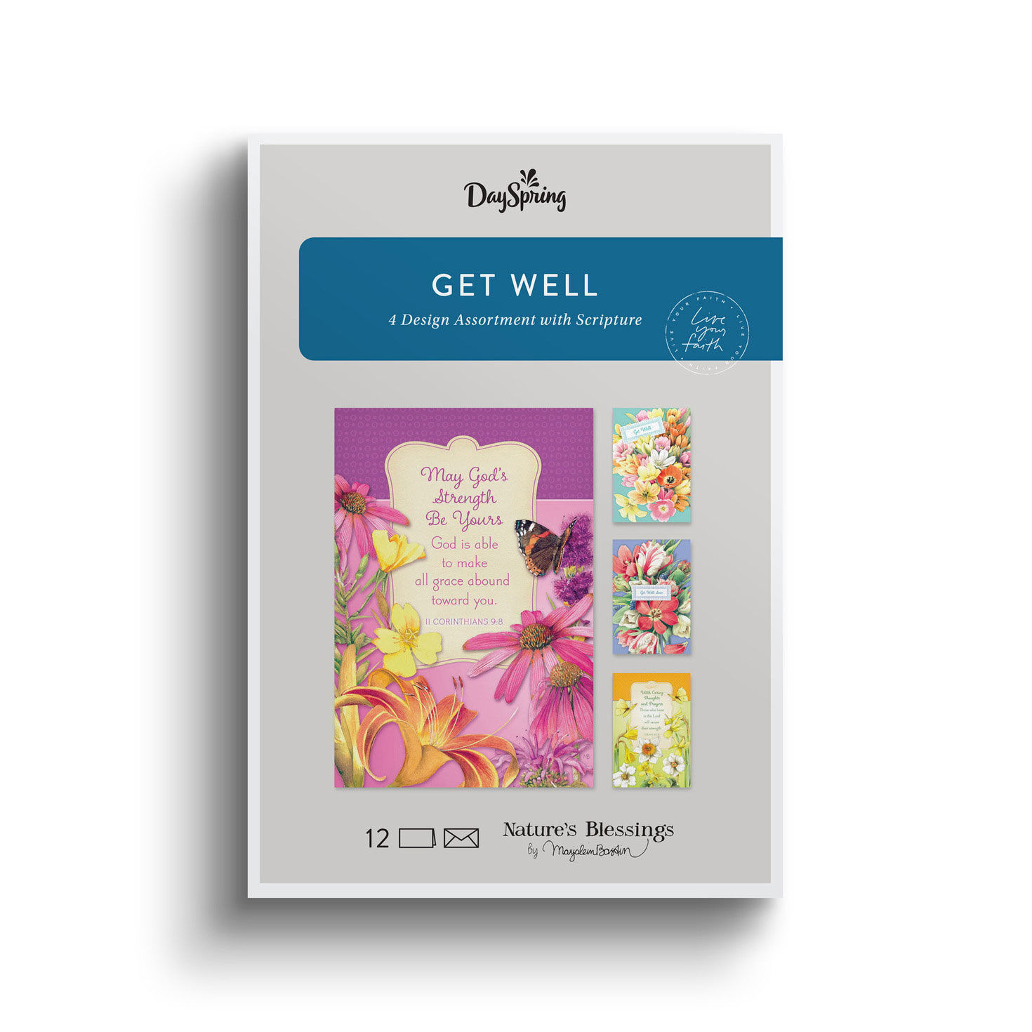 Bastin Nature DaySpring Get Well Cards Assortment package front image number 2