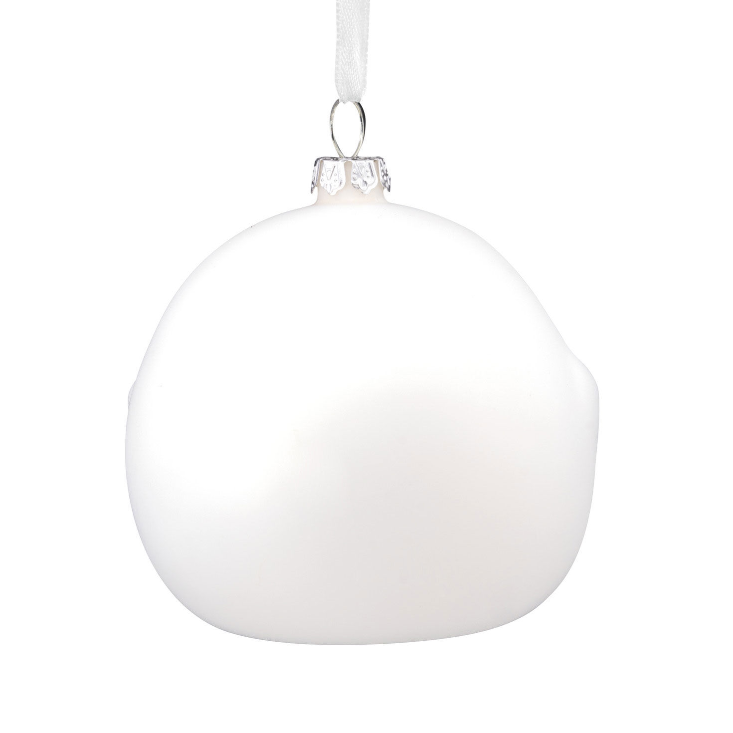 Jack Skellington Glass Christmas Ornament back image number 4
